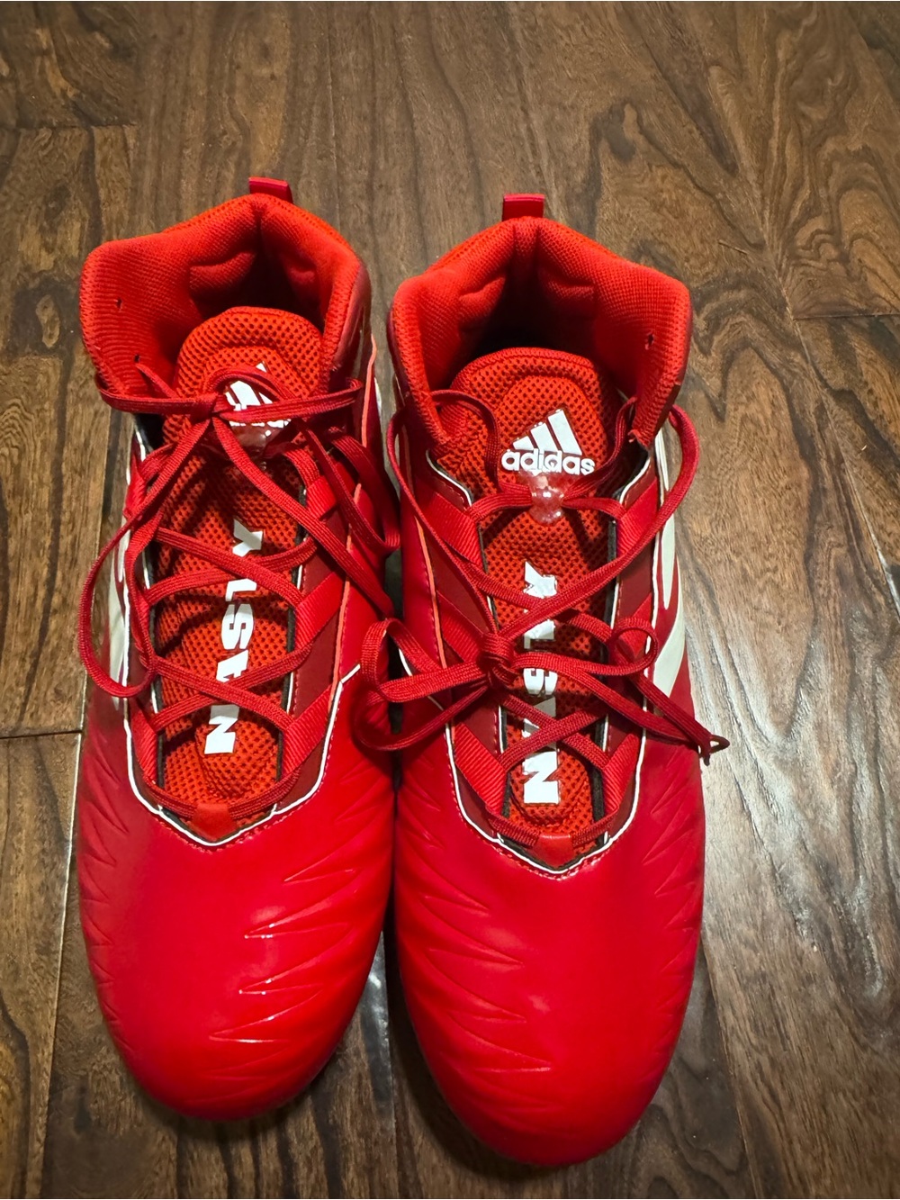 * Men's NWT Adidas Nasty football cleats.